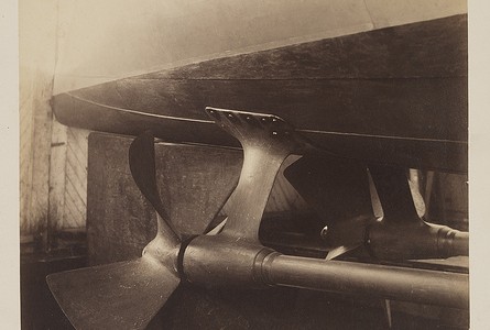 [USS Cushing, Propellers and Rudder, Herreshoff Manufacturing Organization]