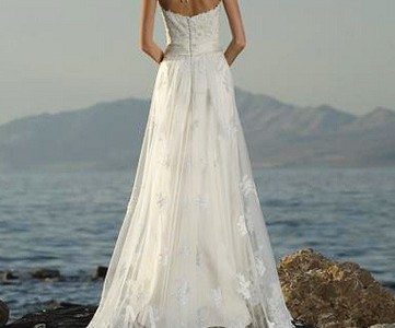 A-line-Halter-Lace-Satin-Tulle-Wedding-Dress A-line-Halter-Lace-Satin-Tulle-Wedding-Dress